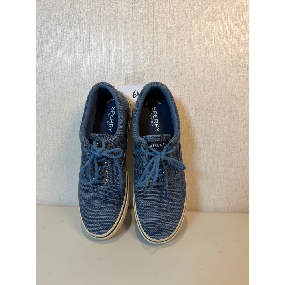 Sperry Top-Sider Mens Striper II CVO Burlap Blue Sneakers STS22091 Size 11